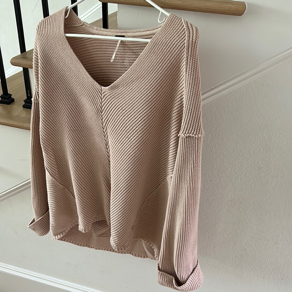 Free People off the shoulder sweater.